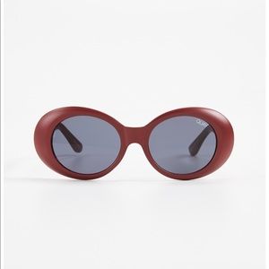 Quay ‘Frivolous’ Sunglasses in Cherry